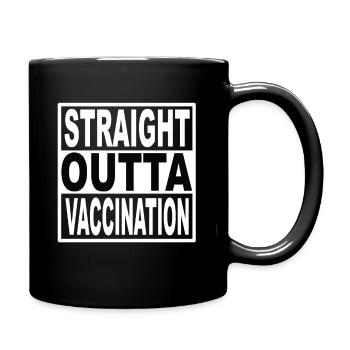 Straigt Outta Vaccination - Full Colour Mug - black - Right