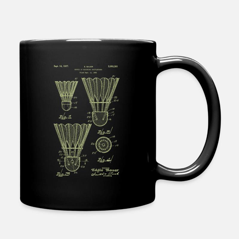 Drôle de pickleball Badminton Badminton Badminton - Mug uni - noir