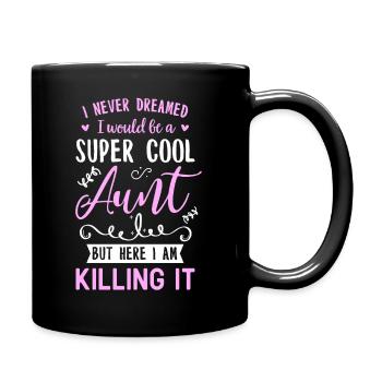 Tante - Mug uni - noir - Droite