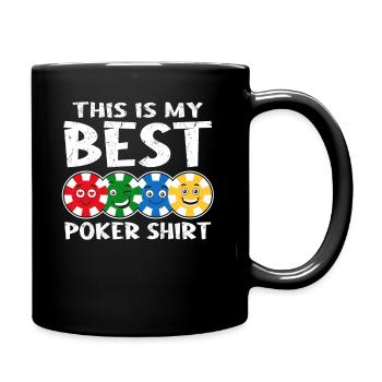 Jetons de poker C’est mon meilleur maillot de poker Funny Poker - Mug uni - noir - Droite