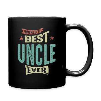 Homme Meilleur oncle jamais drôle Papa / Grand-père - Mug uni - noir - Droite