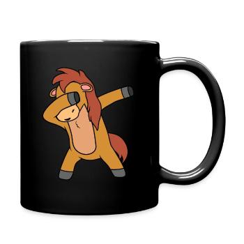 Horse - Full Colour Mug - black - Right