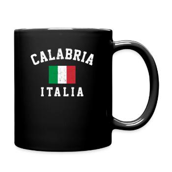 Calabria, italy italian - Tasse einfarbig - Schwarz - Rechts