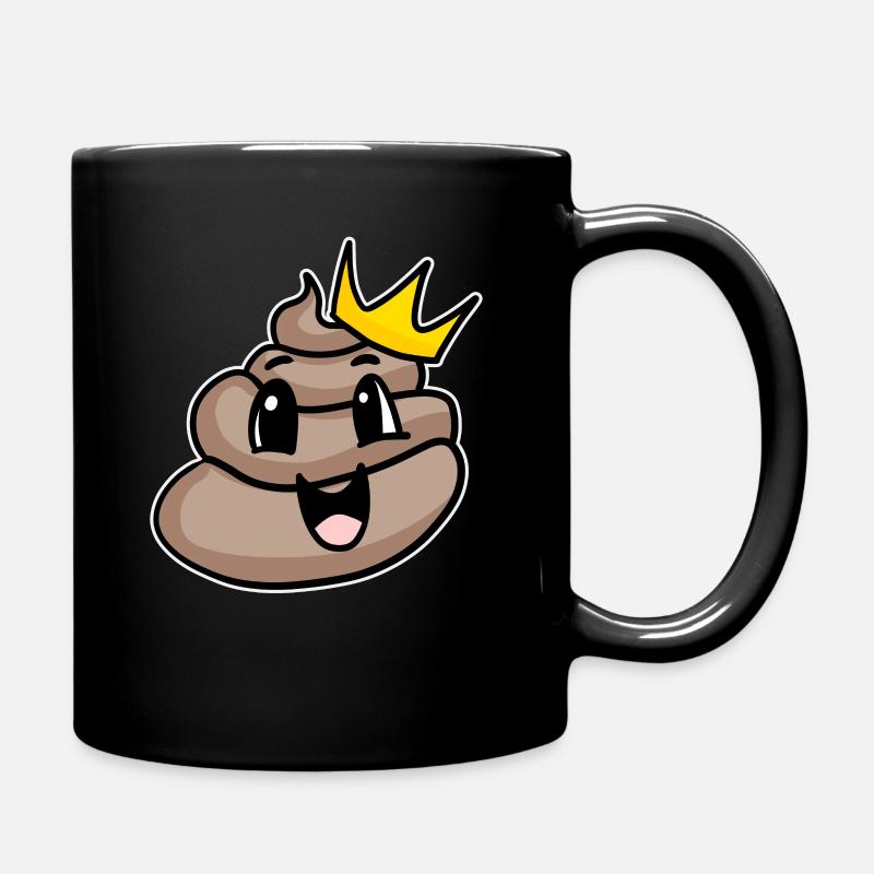 Roi du caca - Mug uni - noir