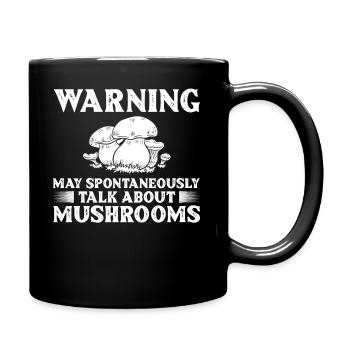 Cueillette de champignons Cueillette de champignons Science des champignons - Mug uni - noir - Droite