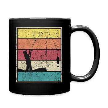 Pesca desde el barco - Mug uni - noir - Droite
