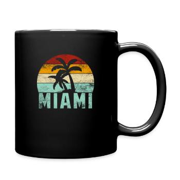 Miami - Florida - USA - United States- Key West - Tasse einfarbig - Schwarz - Rechts