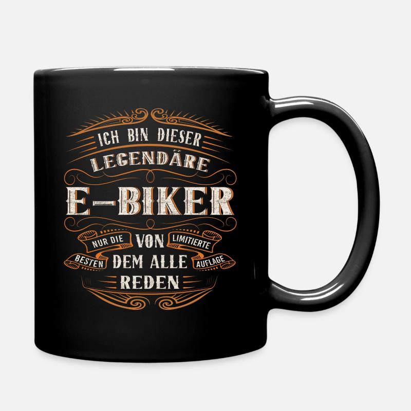 E-Biker ich bin dieser legendäre - Tasse einfarbig - Schwarz