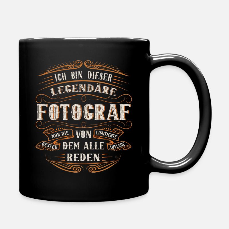 Fotograf ich bin dieser legendäre Fotograf - Tasse einfarbig - Schwarz