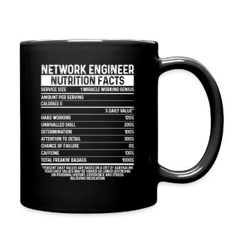 Network Engineer Tool Code Network Engineering - Tasse einfarbig - Schwarz - Rechts