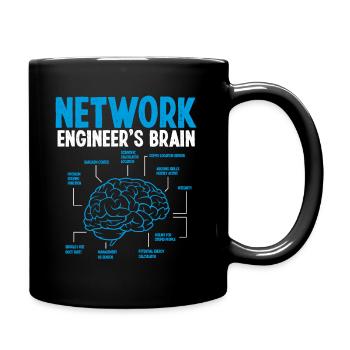 Network Engineering Cloud Network Engineer - Tasse einfarbig - Schwarz - Rechts