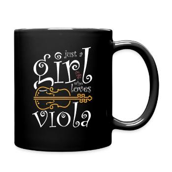 Amateurs de musique Viola Player - Mug uni - noir - Droite