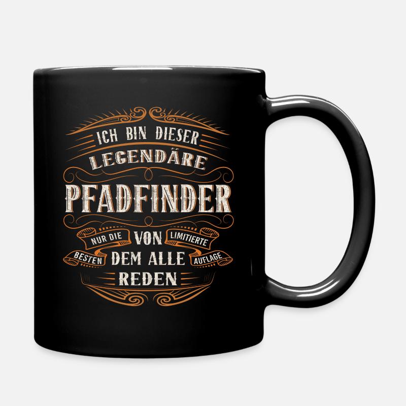 Pfadfinder ich bin dieser legendäre Pfadfinder - Tasse einfarbig - Schwarz