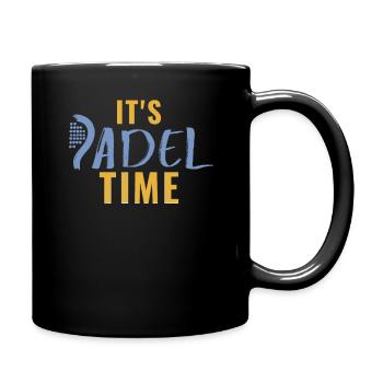Its Padel time Padel racket Padel - Full Colour Mug - black - Right