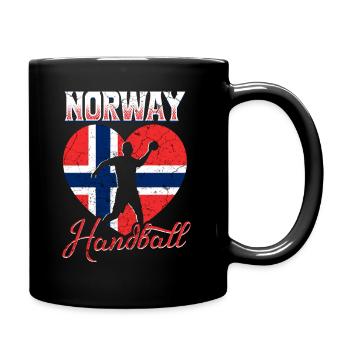 Norvège Handball - Mug uni - noir - Droite