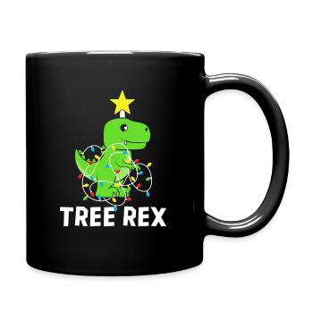 Tree Rex - Tasse einfarbig - Schwarz - Rechts