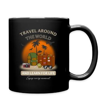 Motif cool pour vos vacances et pour le voyage - Mug uni - noir - Droite