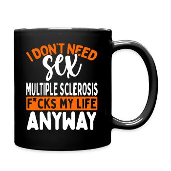 Multiple Sclerosis Awareness Multiple Sclerosis - Full Colour Mug - black - Right