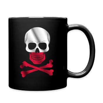 Drapeau de la Pologne - Mug uni - noir - Droite