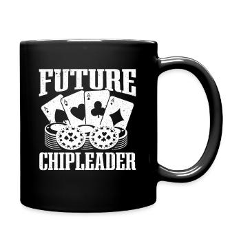 Poker Player Future Chipleader Poker - Full Colour Mug - black - Right