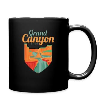 Grand Canyon National Park Arizona - Full Colour Mug - black - Right