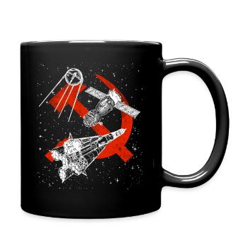 Soyouz Spoutnik Fusée Union soviétique Espace - Mug uni - noir - Droite
