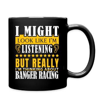 course de banger - Mug uni - noir - Droite