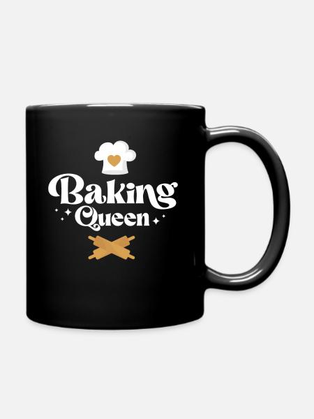 Cuisson Cuisson Baking Queen - Mug uni - noir