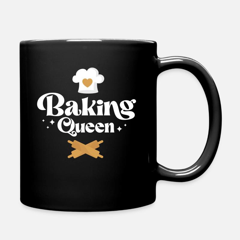 Cuisson Cuisson Baking Queen - Mug uni - noir