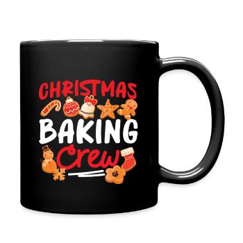 Bake Baking Gingerbread Man - Tasse einfarbig - Schwarz - Rechts