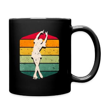 Figure skating - Full Colour Mug - black - Right