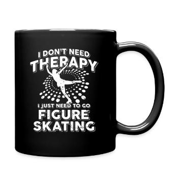 Figure skating - Full Colour Mug - black - Right