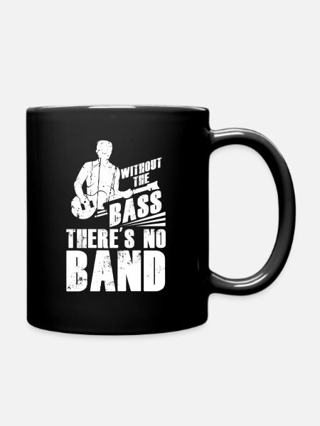 Musician Music Guitarist Music Bass Player Bassist - Full Colour Mug - black
