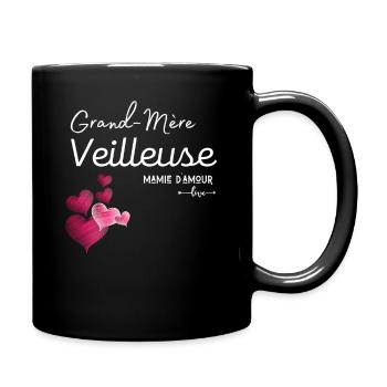 Grand mère merveilleuse cadeau mamie personnalisé - Mug uni - noir - Droite