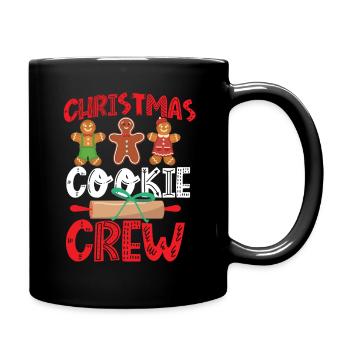 Bake Baking Christmas Cookie - Full Colour Mug - black - Right