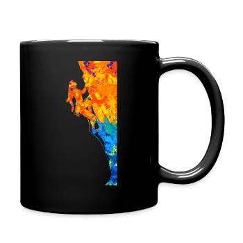 Escalade de bloc Escalade de bloc Grimpeur - Mug uni - noir - Droite