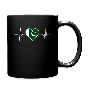 Pakistan Heartbeat - Mug uni - noir - Droite