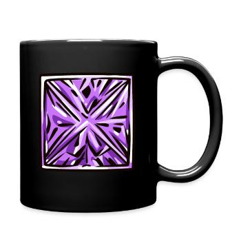 Diamond Gemstone - Full Colour Mug - black - Right