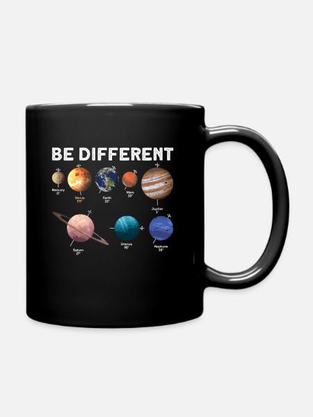 Be Different - Venus Planet Sonnensystem - Tasse einfarbig - Schwarz
