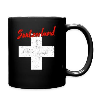 Schweiz Switzerland - Full Colour Mug - black - Right
