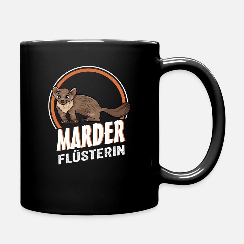 Marder Flüsterin - Tasse einfarbig - Schwarz