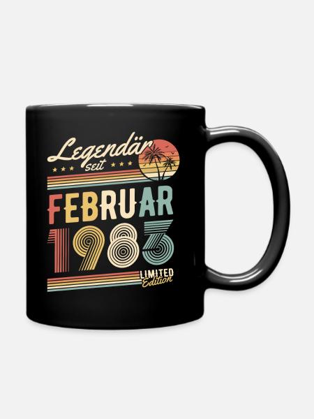 Legendär Seit Februar 1983 Limited Edition - Tasse einfarbig - Schwarz
