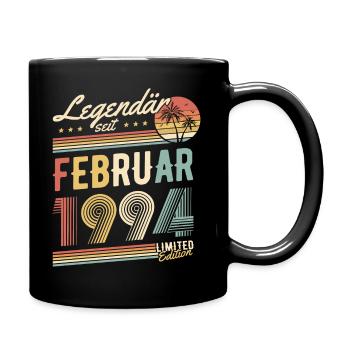 Legendär Seit Februar 1994 Limited Edition - Tasse einfarbig - Schwarz - Rechts