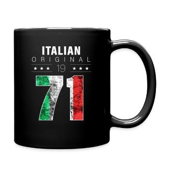 Italian Original 1971 51 Birthday Italy Flag - Full Colour Mug - black - Right