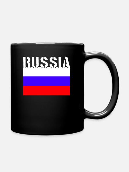 Drapeau de la Russie - Mug uni - noir