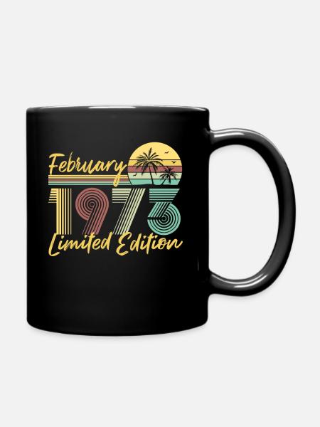 Février 1973 Édition limitée - Mug uni - noir