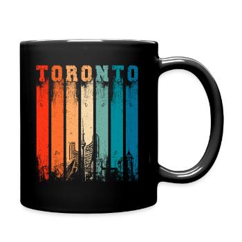 Toronto Vintage Canada - Tasse einfarbig - Schwarz - Rechts