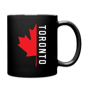 Toronto Canada shamrock - Full Colour Mug - black - Right