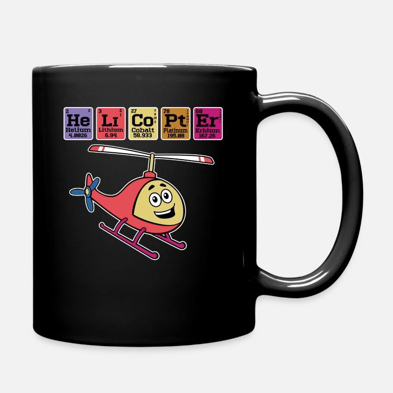 Helicopter Meme - Tasse einfarbig - Schwarz