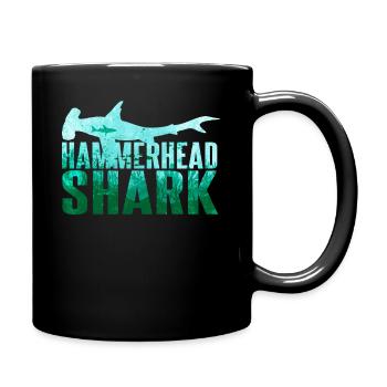 Hammerhead Shark Shark Shark - Full Colour Mug - black - Right